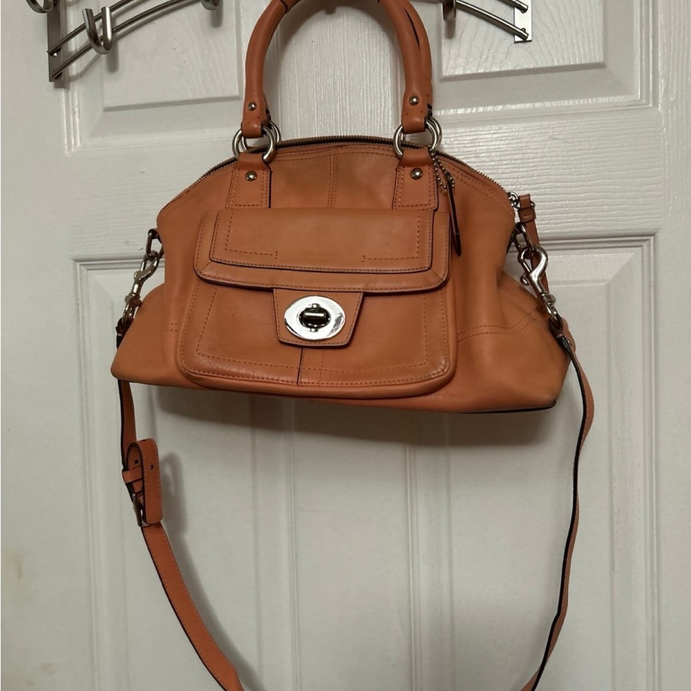 Coach Tan Satchel Bag